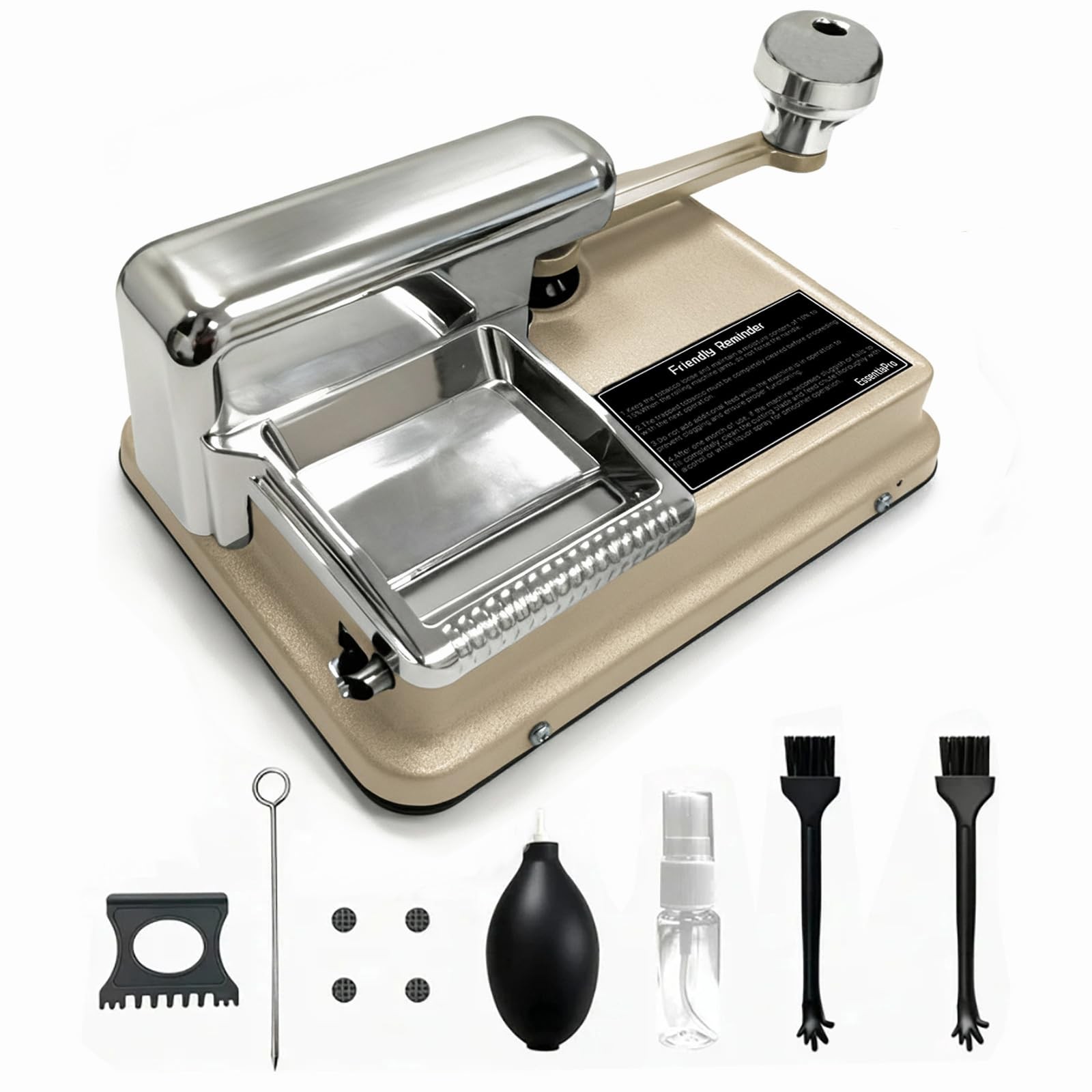 Dual-Track Cigarette Rolling Machine for King Size & 100mm (Regular/8mm) Tube...