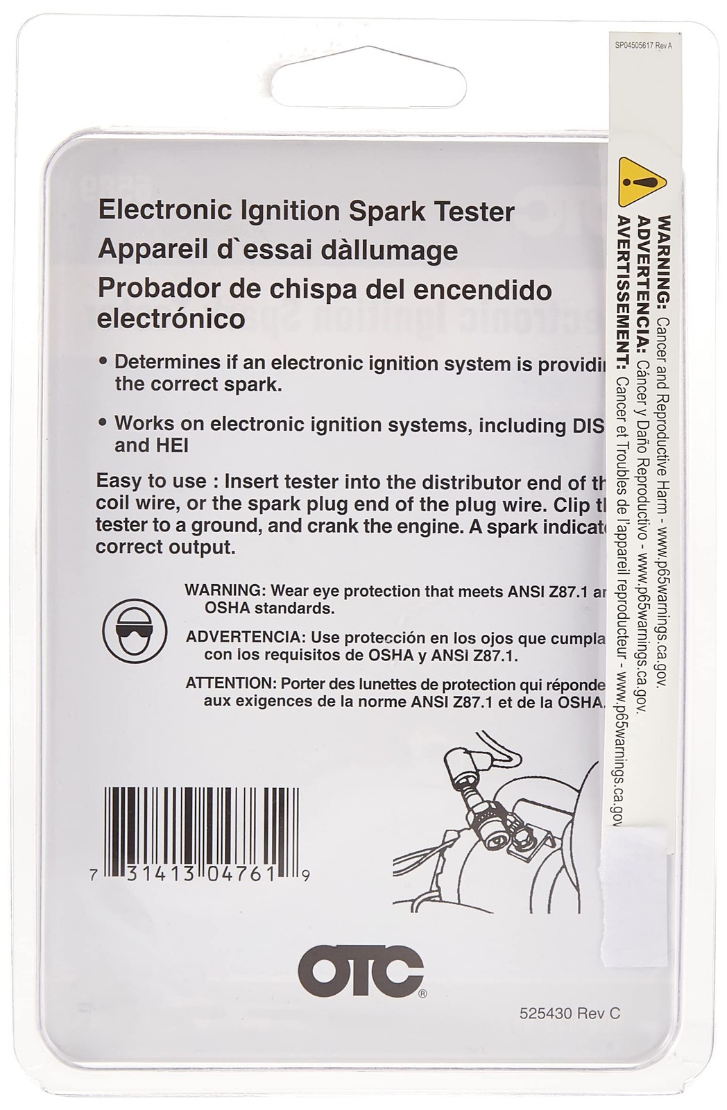 OTC 6589 Electronic Ignition Spark Tester white