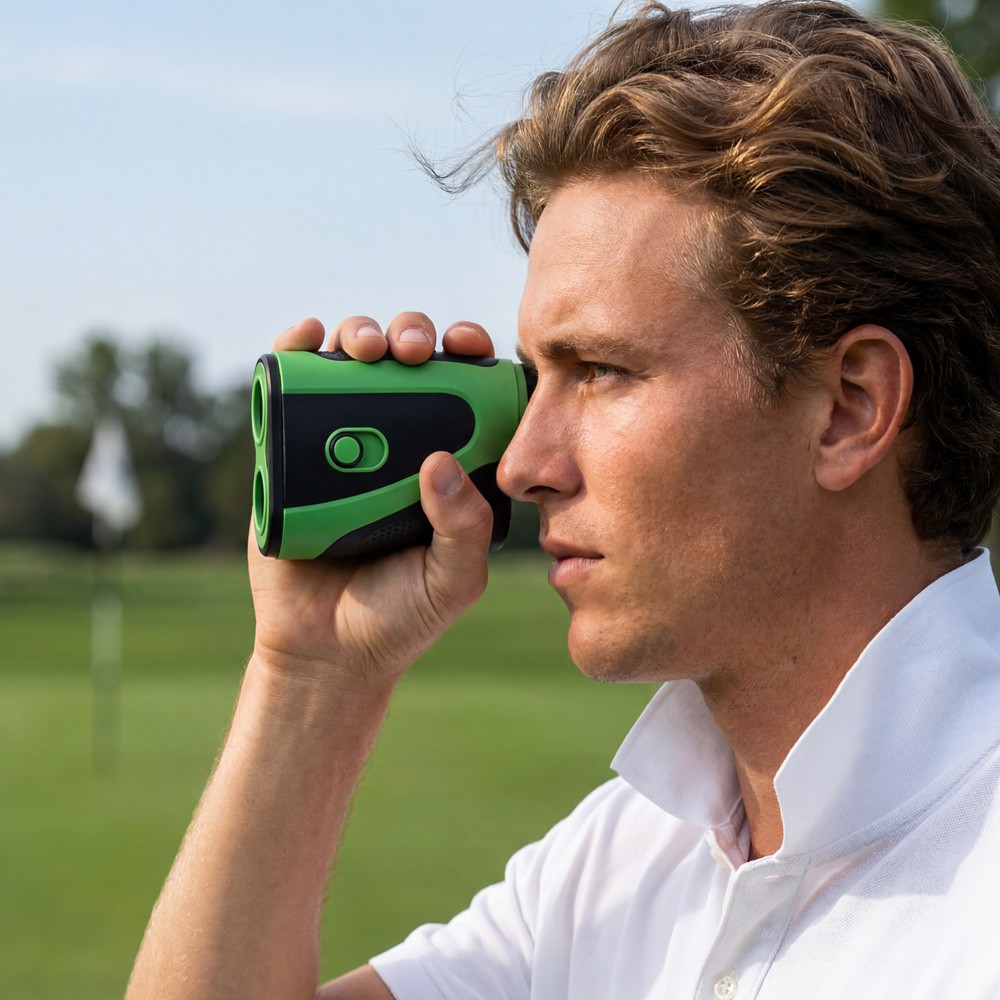Golf Rangefinder with Slope 1200Yards Range Finder Golf Flag Locking Vibration