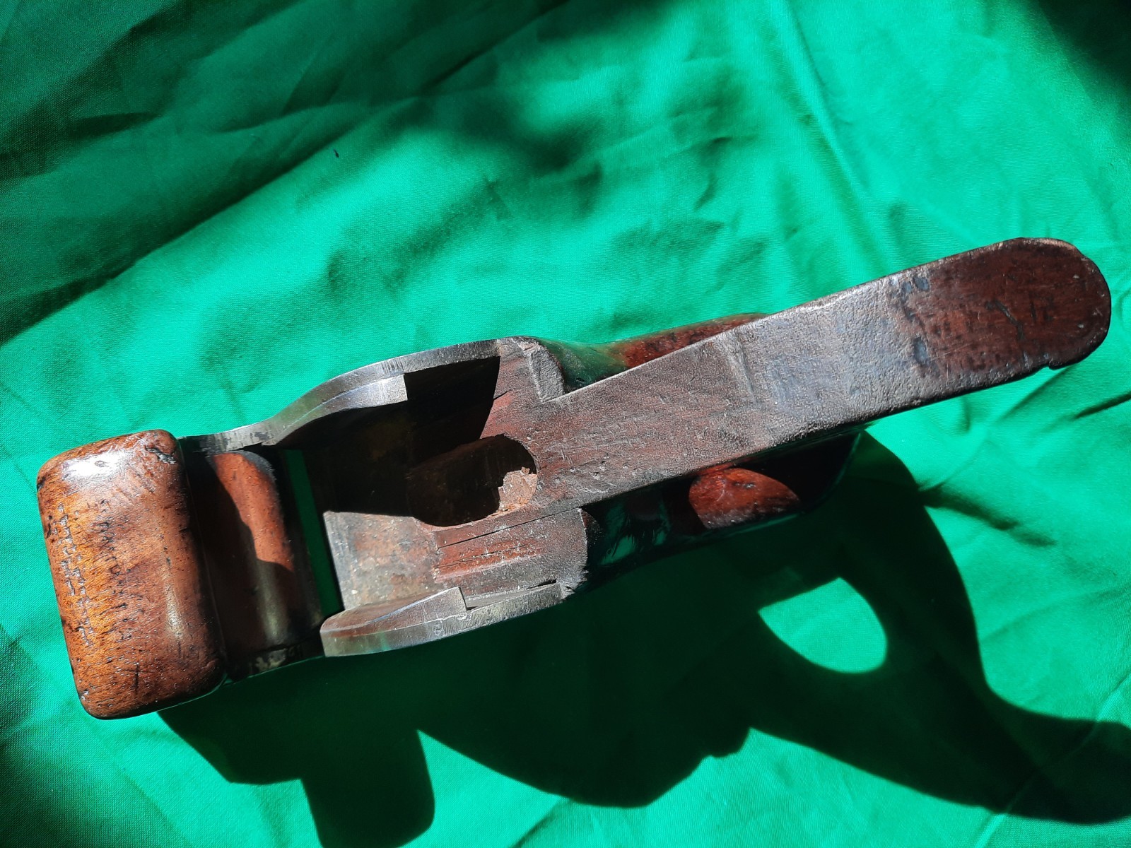 9" Infill smoothing plane with T. Ibbotson iron.