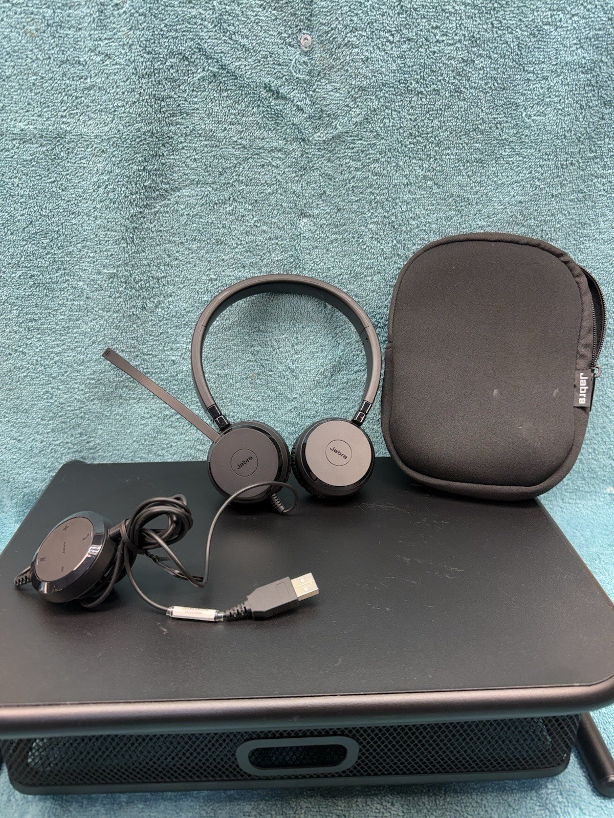 Jabra USB & 3.5mm Stereo Headset Connection Evolve 30 II MS Black ENC060