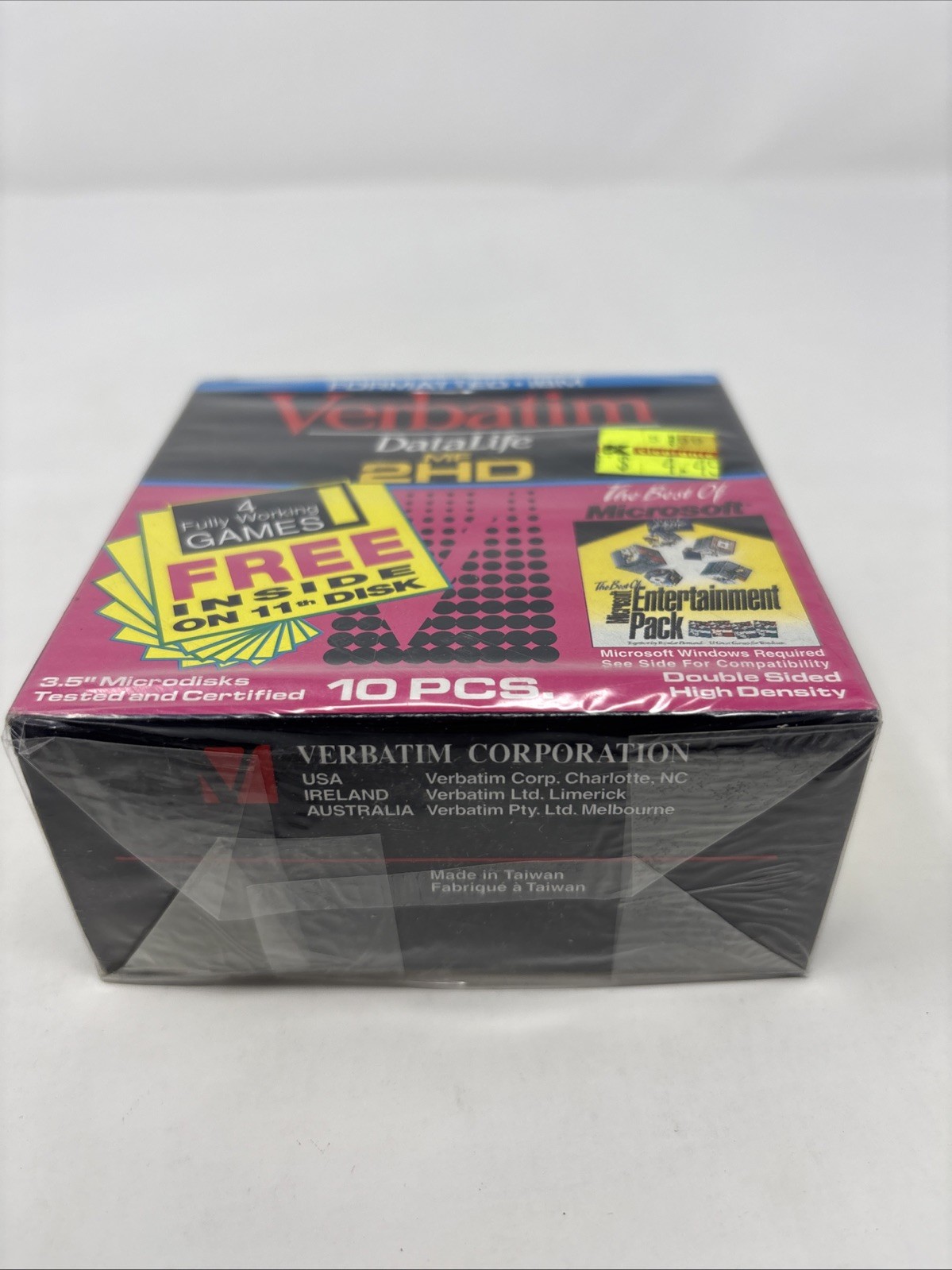 VERBATIM DataLife MF 2HD 3.5” Microdisks 10 Pieces - NEW SEALED