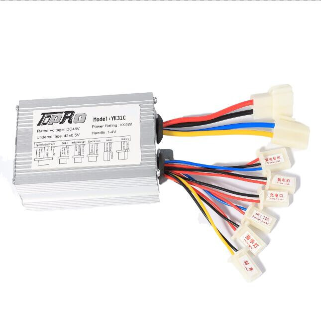 48V 1000W Brush Motor Speed LCD Controller Throttle for E Bike Scooter Go Kart
