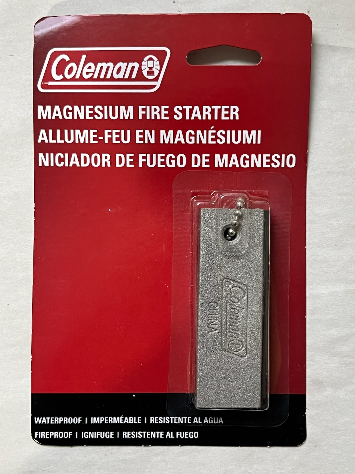 Coleman Magnesium Fire Starter New
