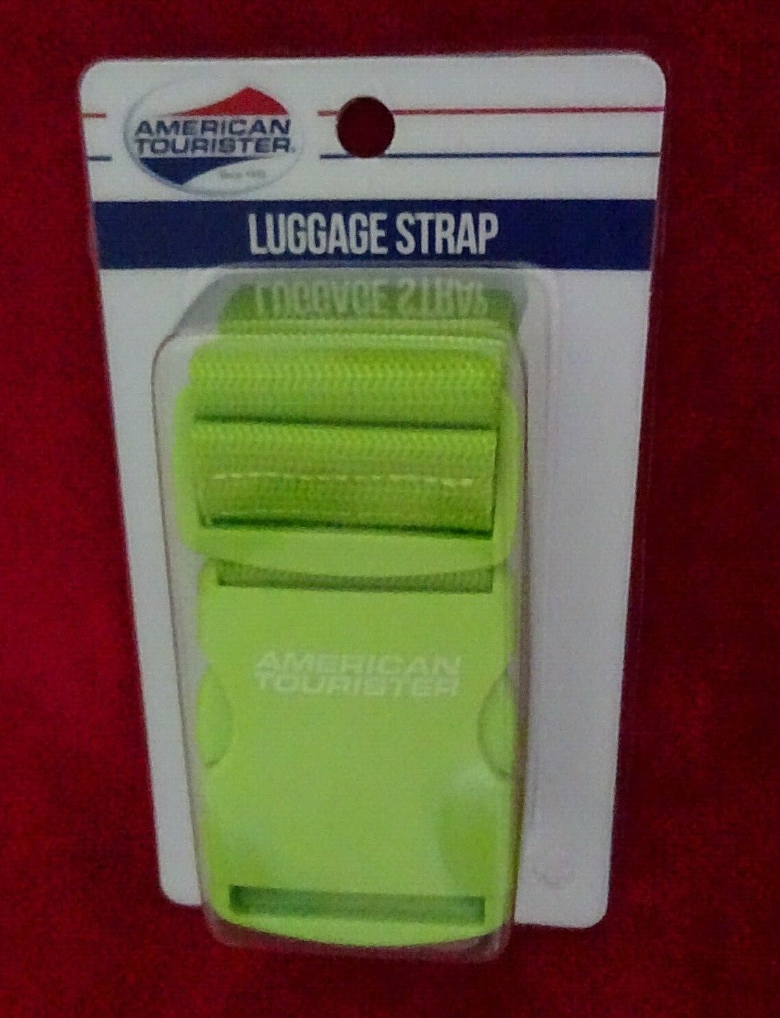 Luggage Strap American Tourister Green NEW Adjustable Fits up to 72 inches