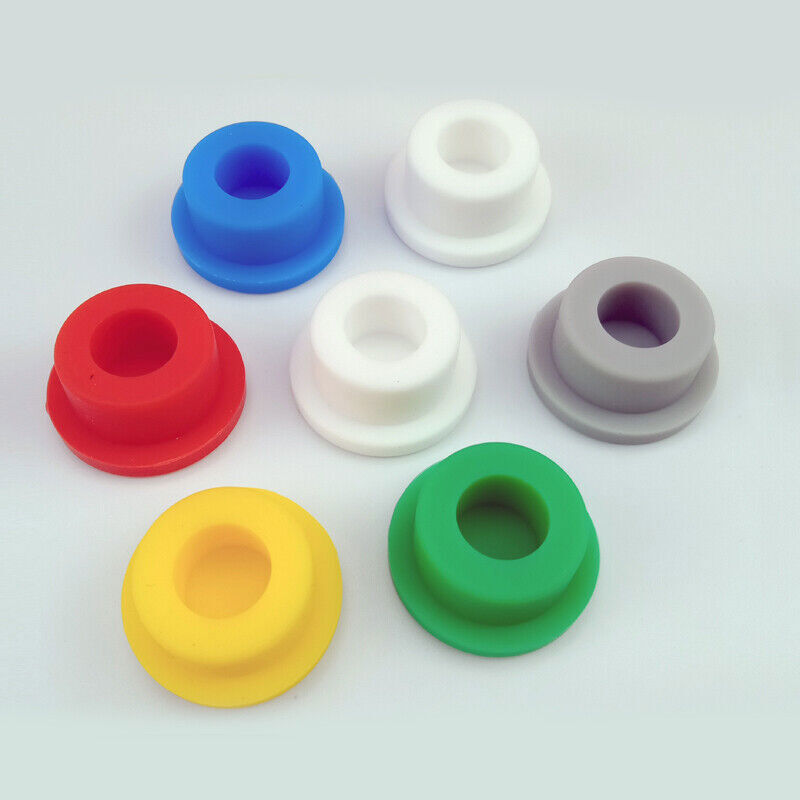 2pcs Round Silicone Rubber Hose Blanking End Caps Inserts Seal Plug Bung Stopper
