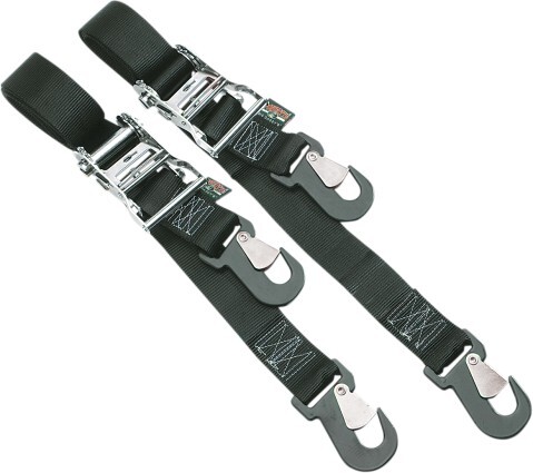 Powertye Big Daddys Ratchet Tie Downs w/Two Snap-Hook Ends Black (32570)