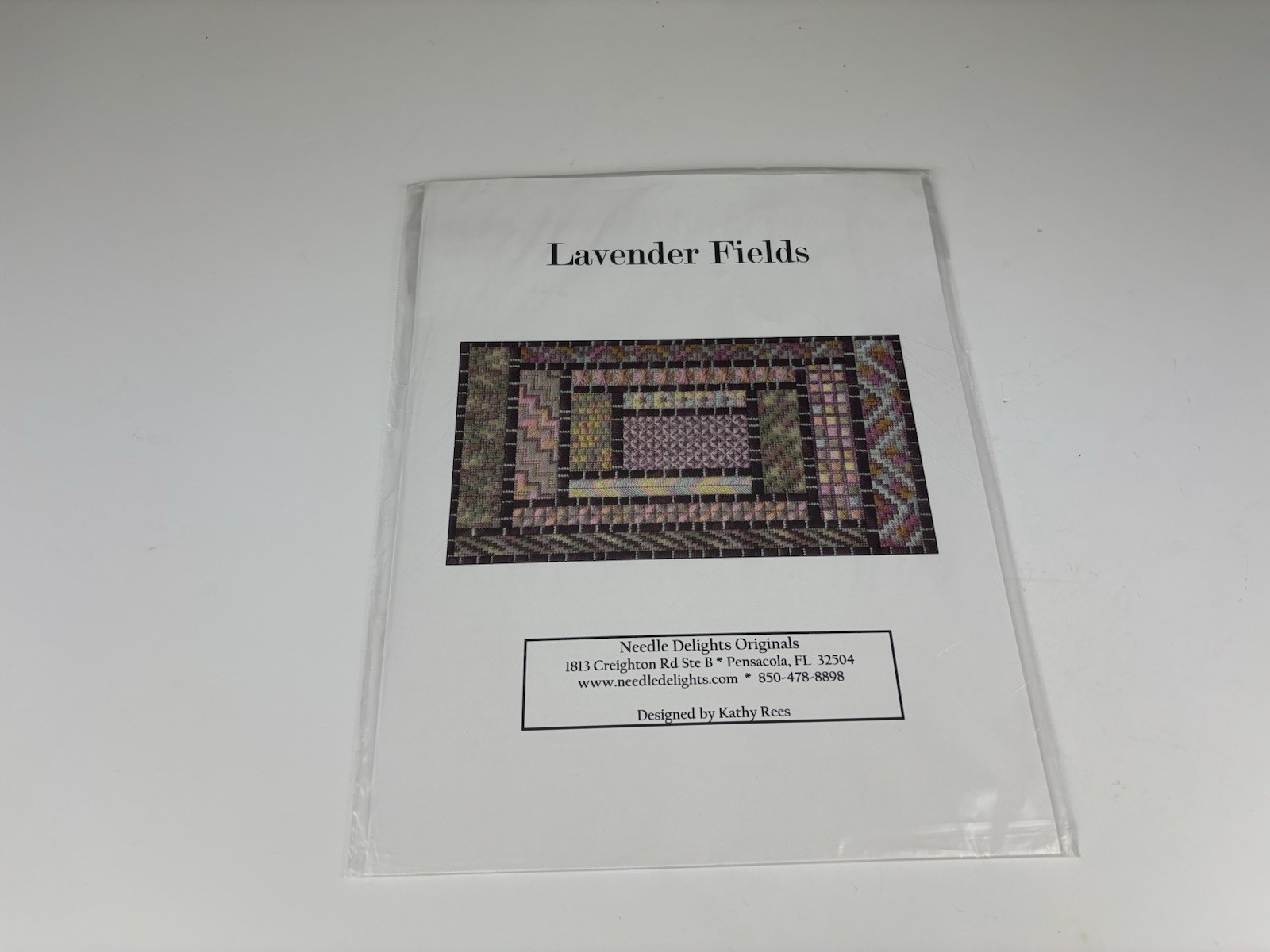 Needle Delights Originals Lavender Fields Needlepoint Pattern 1S