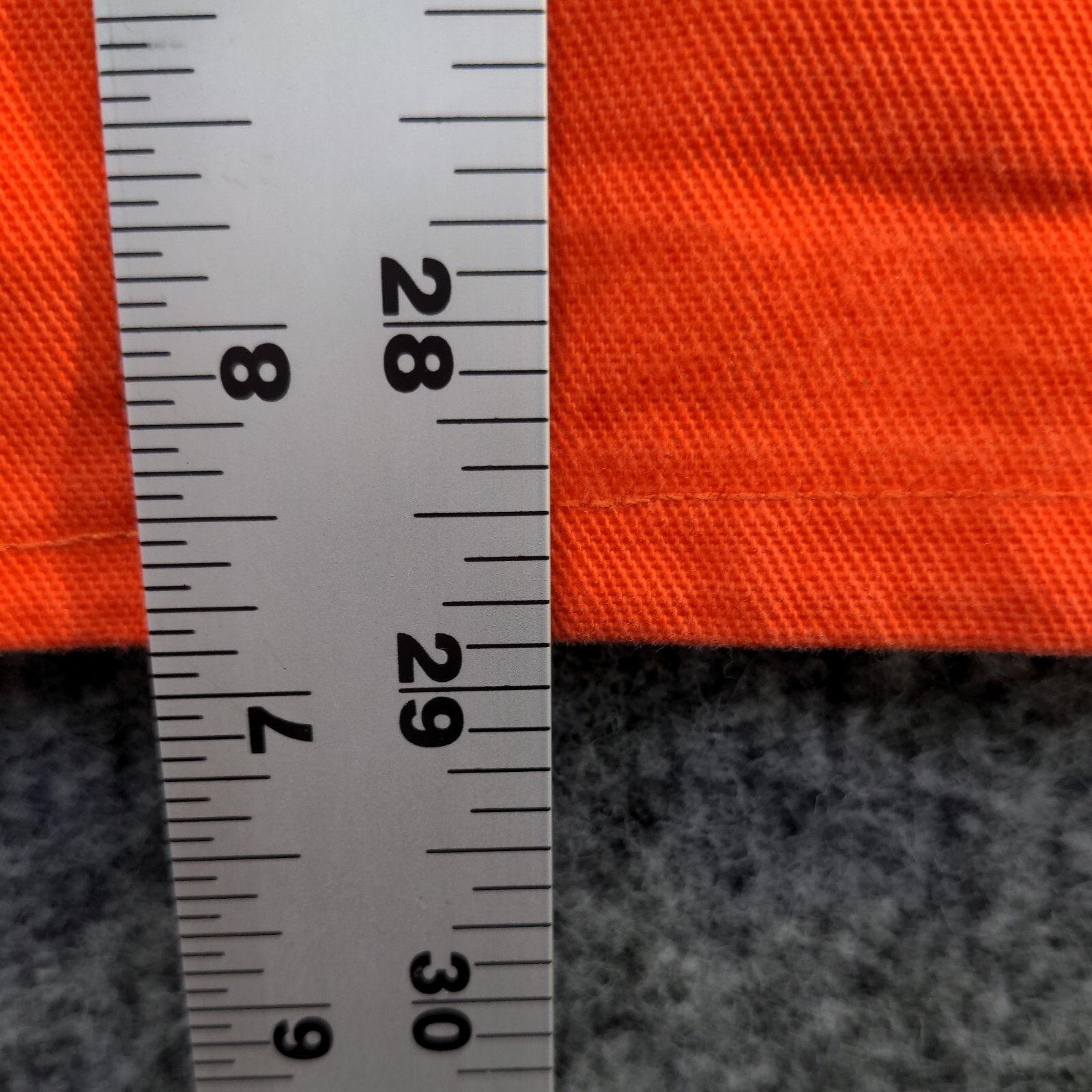 Unbranded Men's Flame Resistant Jacket Orange XL Snap Button Workwear