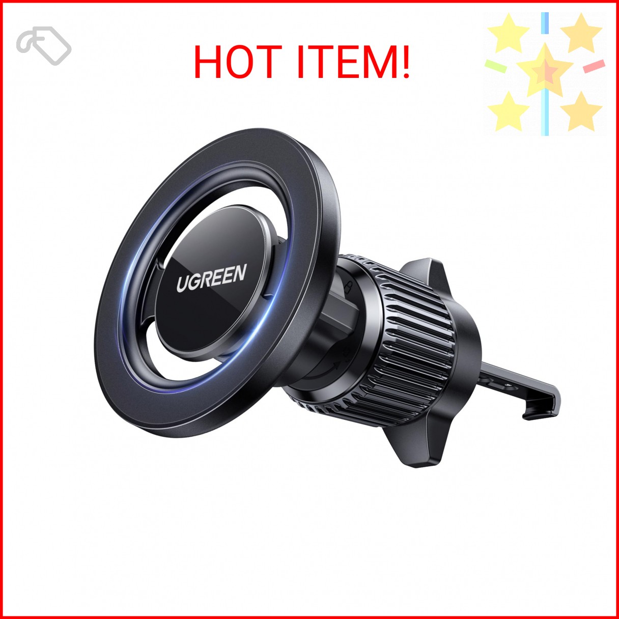 UGREEN Car Phone Mount for Magsafe Air Vent Car Mount Magnetic Phone Holder Comp