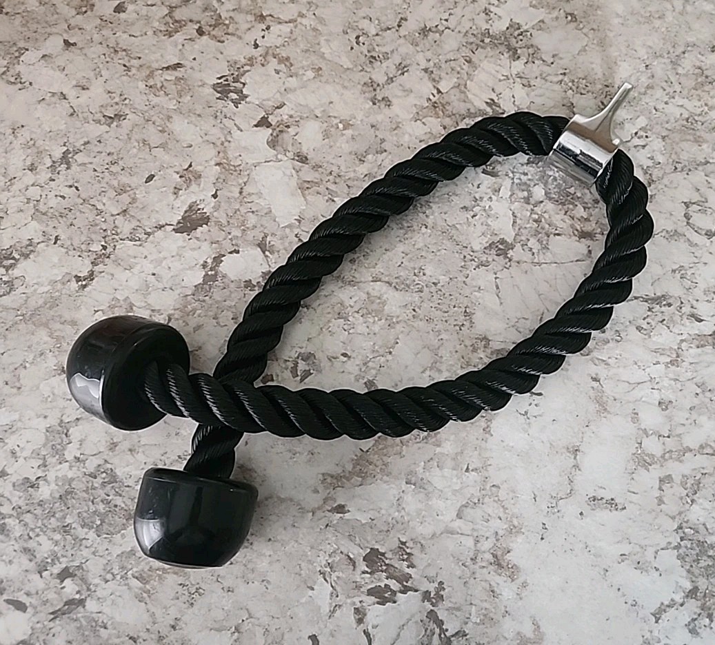 34" Cable Attachment Accessory Tricep Rope Workout Gym Fitness Weightlifting