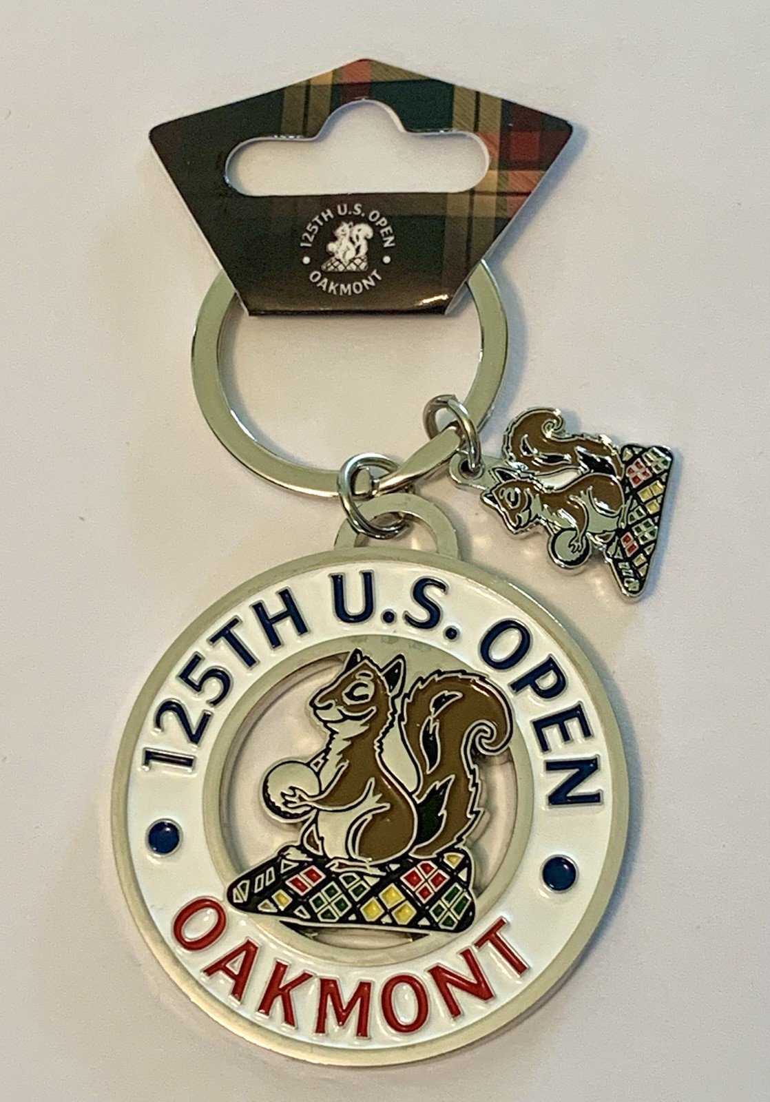 2025 US Open Keychain Oakmont golf squirrel pga new