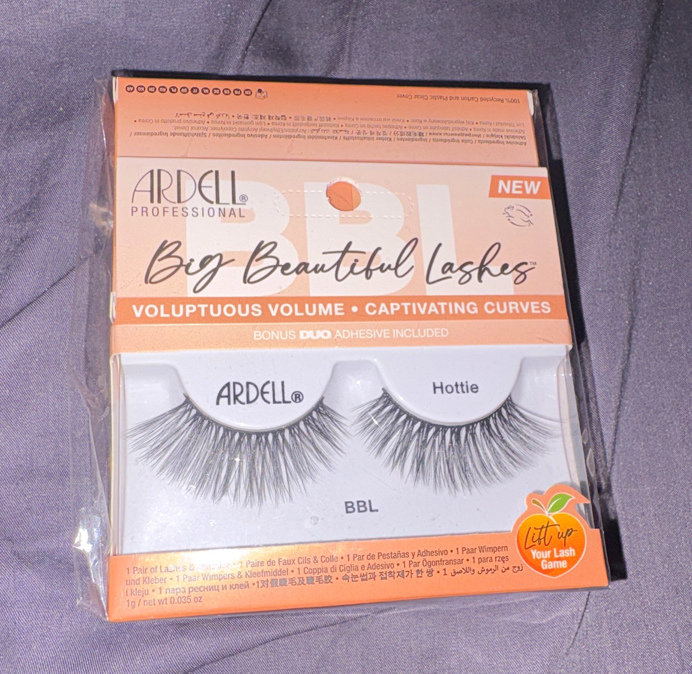 4 Ardell Big Beautiful Lashes Hottie Strip Eyelashes Long Full Volume Black Duo