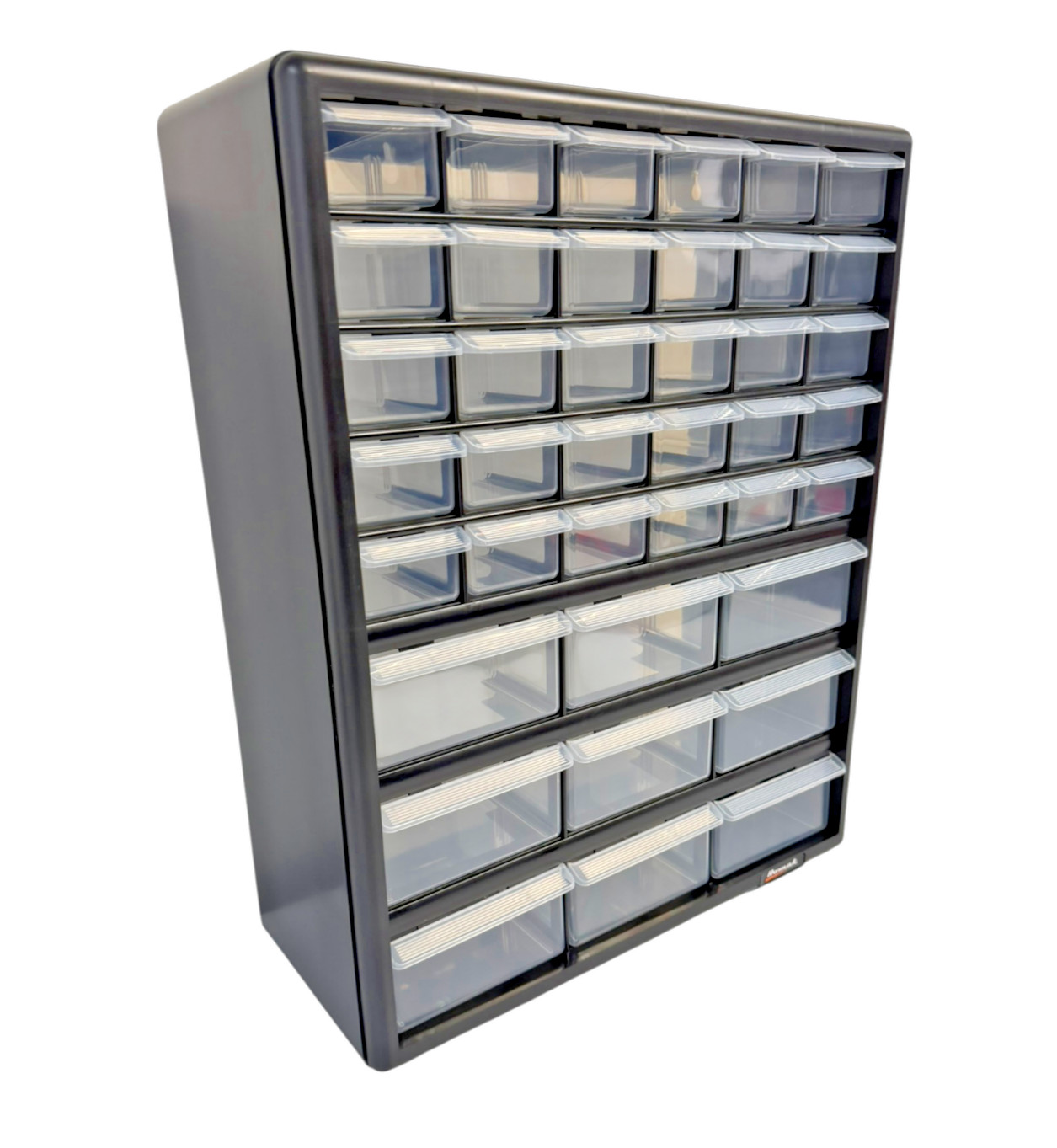 Homak 39-Drawer Parts Organizer- 6.25inLx14.75inWx18.5inH Model# HA01039001