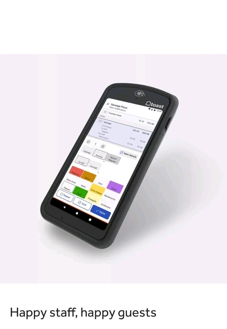 Toast Handle Terminal Wireless