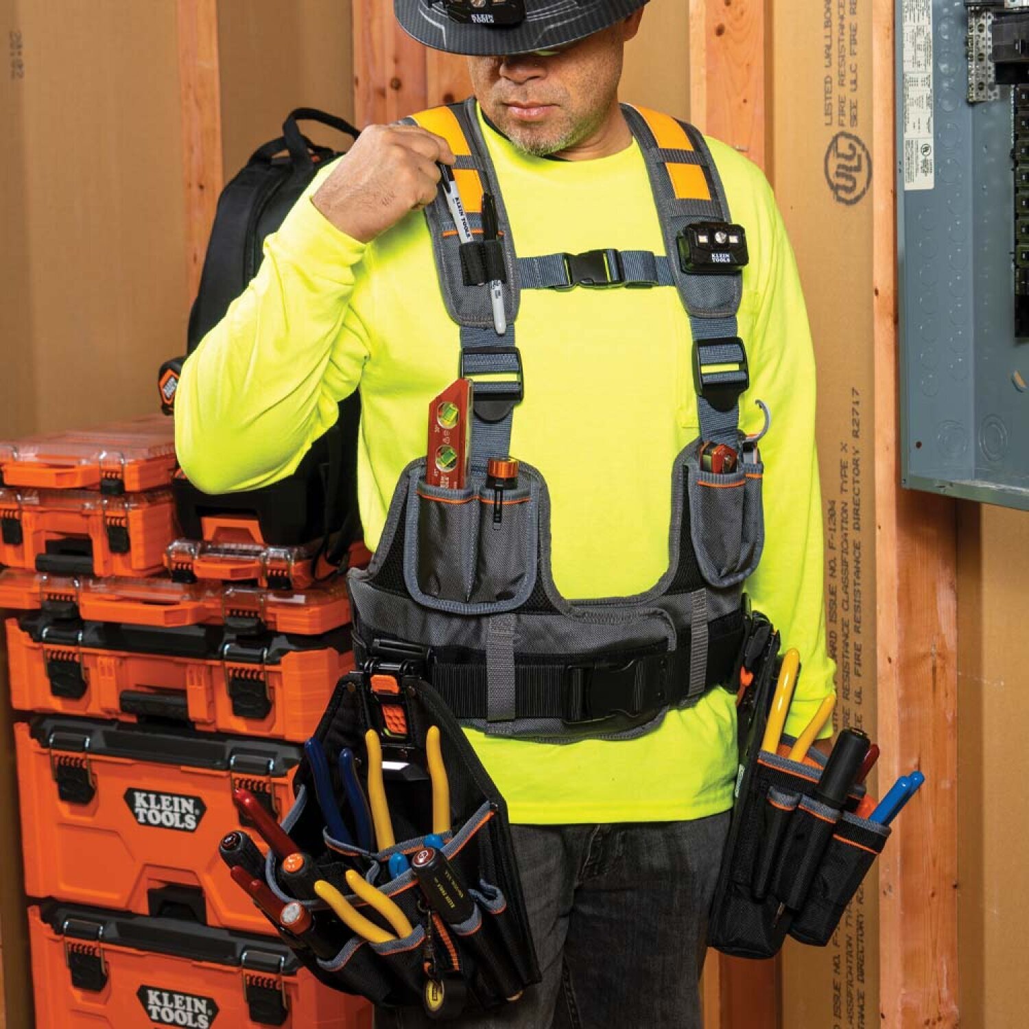 Klein Tools 55829MB MODbox Tool Vest and Pouch, Fully Adjustable