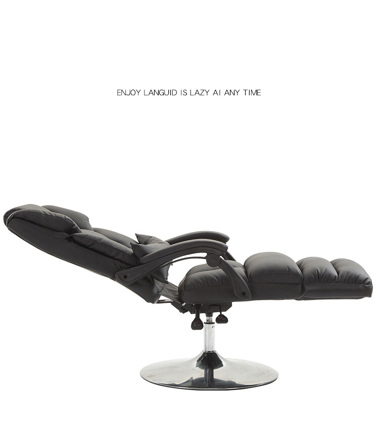 360° Black Air pressure Salon Chair for Beauty &Home Office