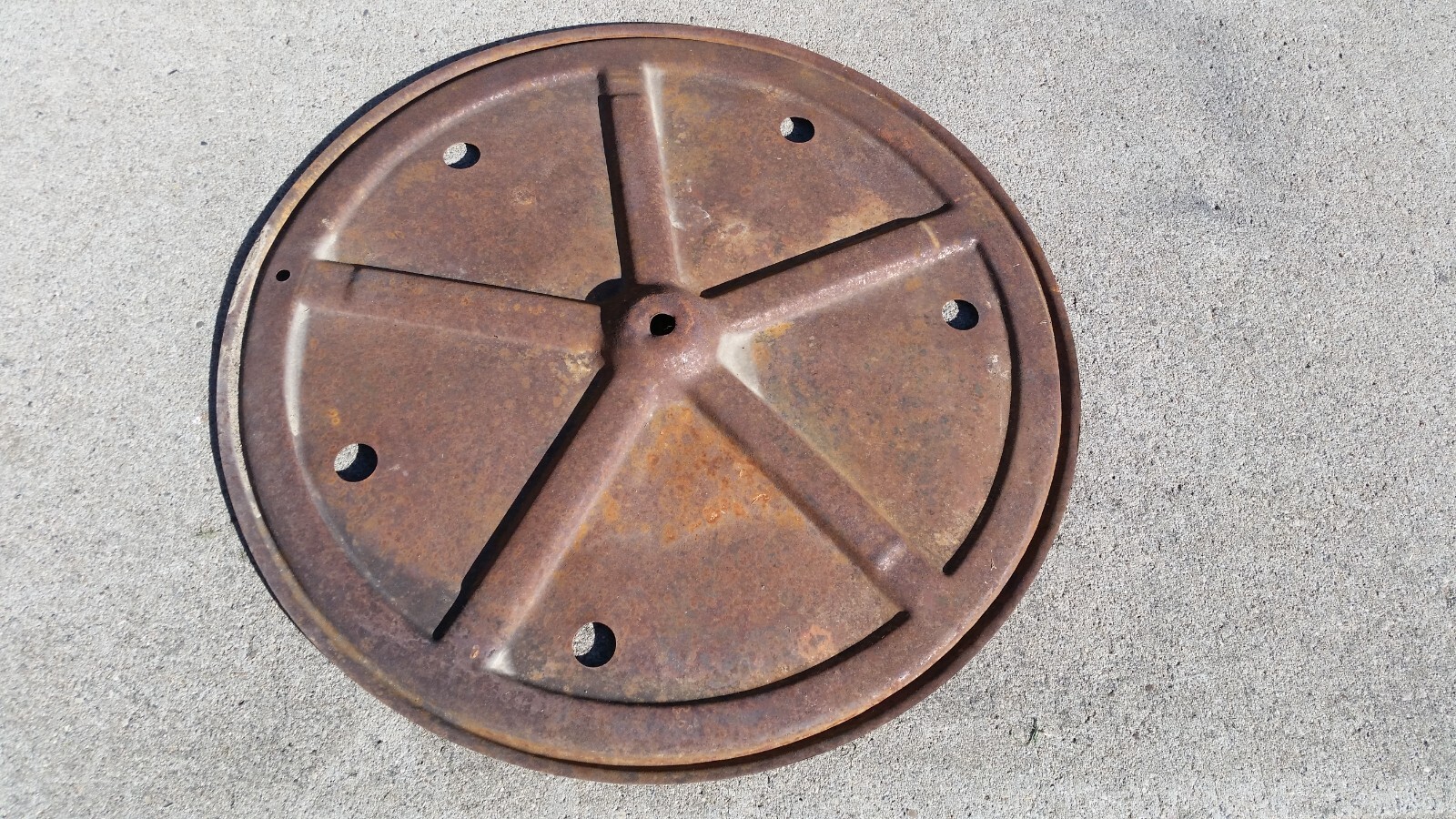 1957 1958 1959 dodge desoto plymouth chrysler spare tire cover mopar trunk oem