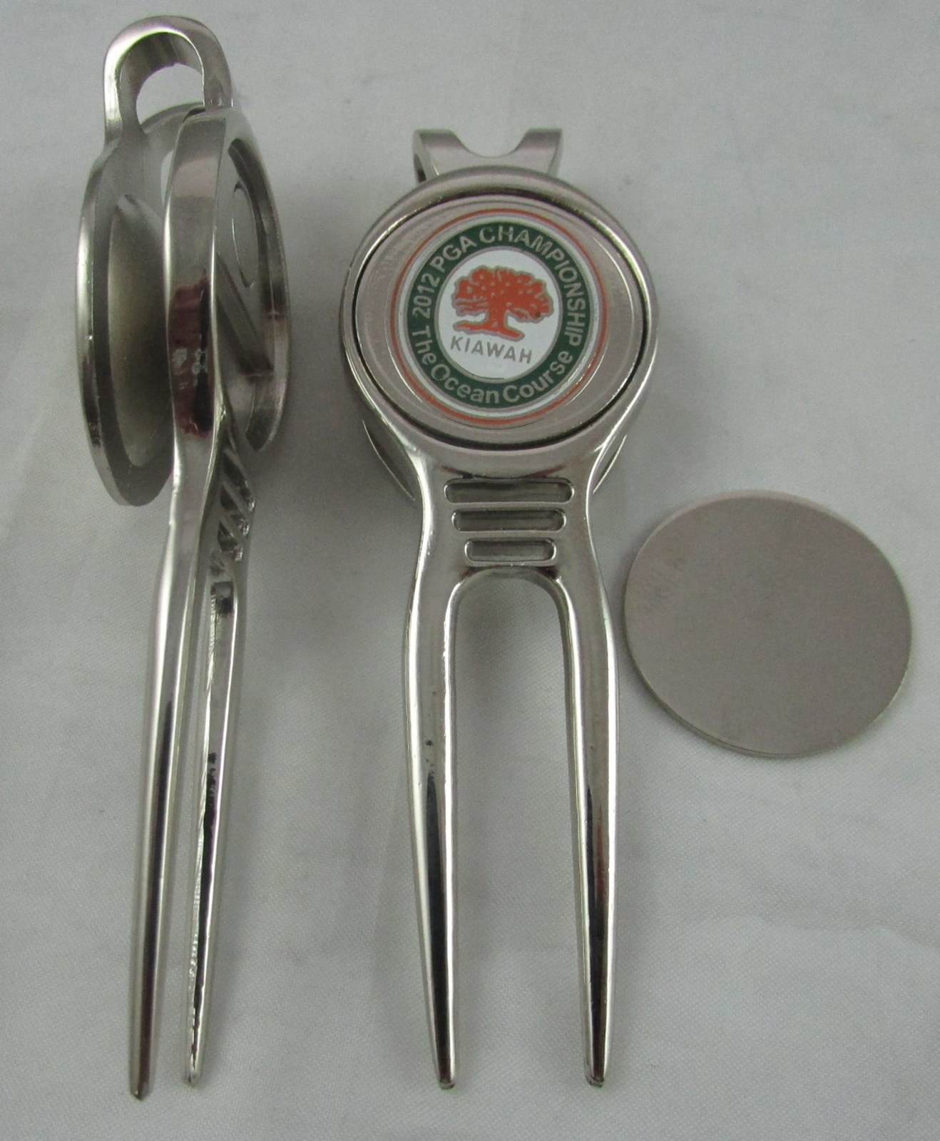 Golf Set 1 Divot Repair Tool & Ball marker 2012 PGA Championship Kiawah Resort