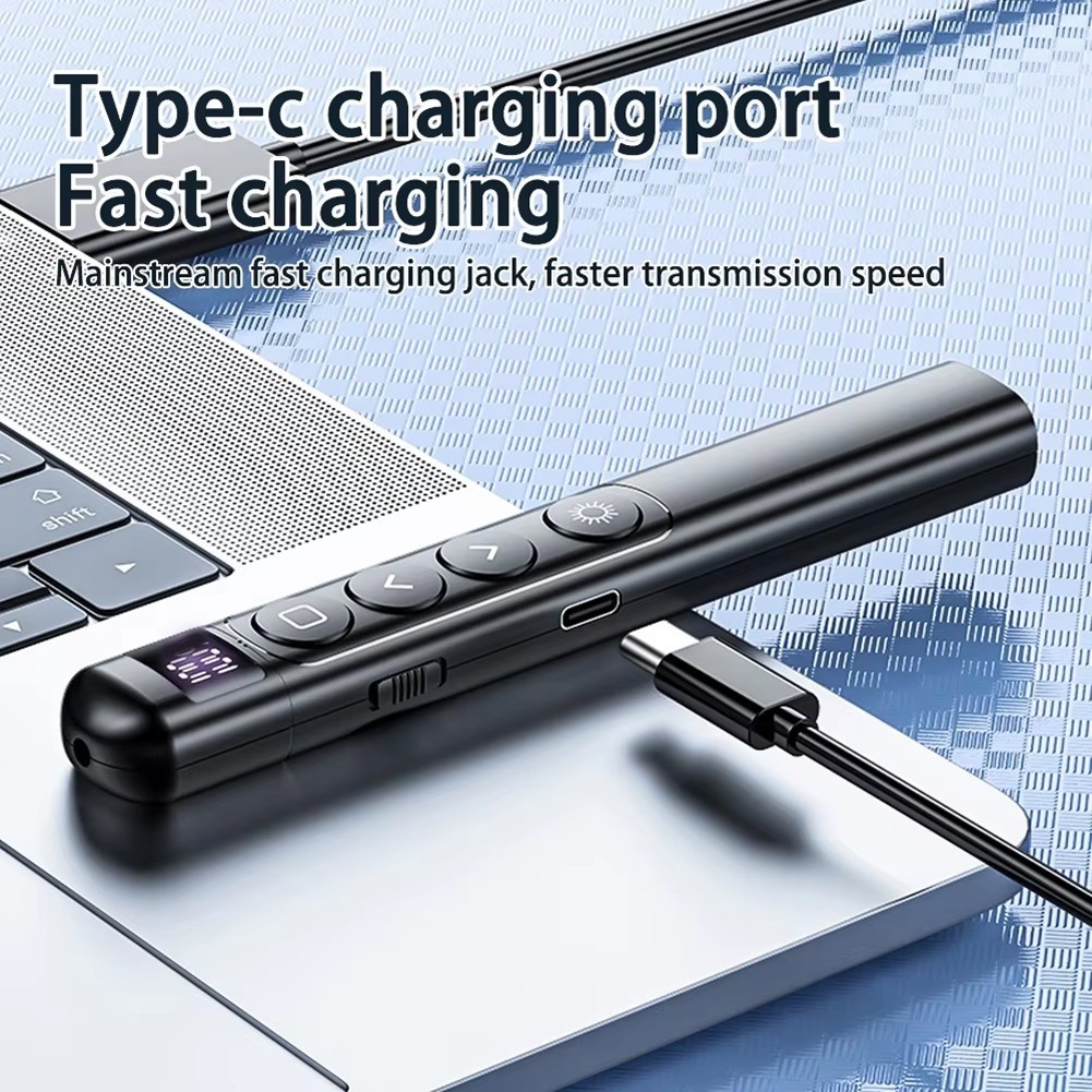 Page Turning Pen Sensitive PPT Pen Slide USB Pointer Infrared Remote6753