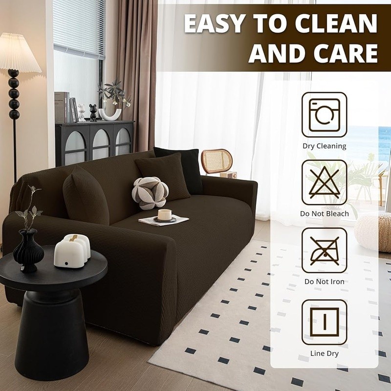 Pet-Friendly Stretch Sofa Cover Washable Durable Easy Installation Protector New