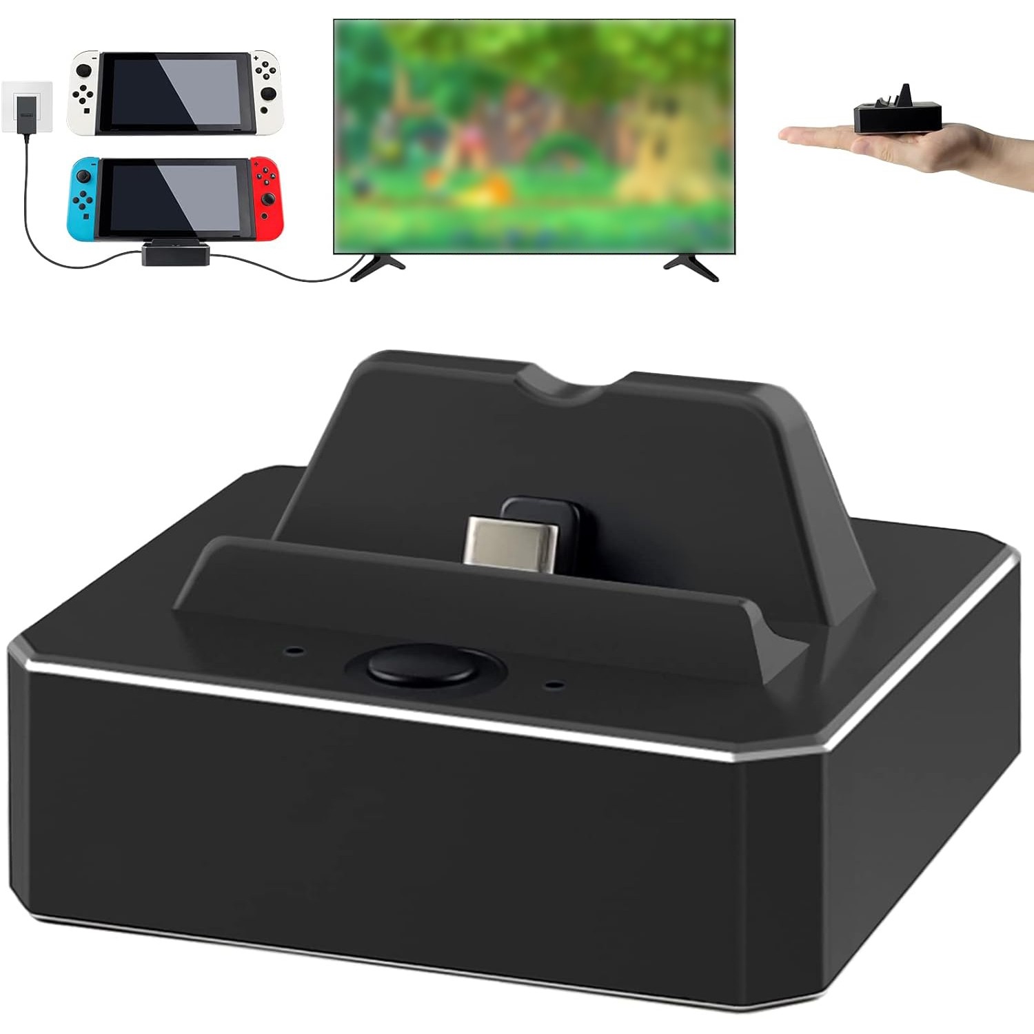 TV Dock for Nintendo Switch HDMI Docking Station Portable Adapter