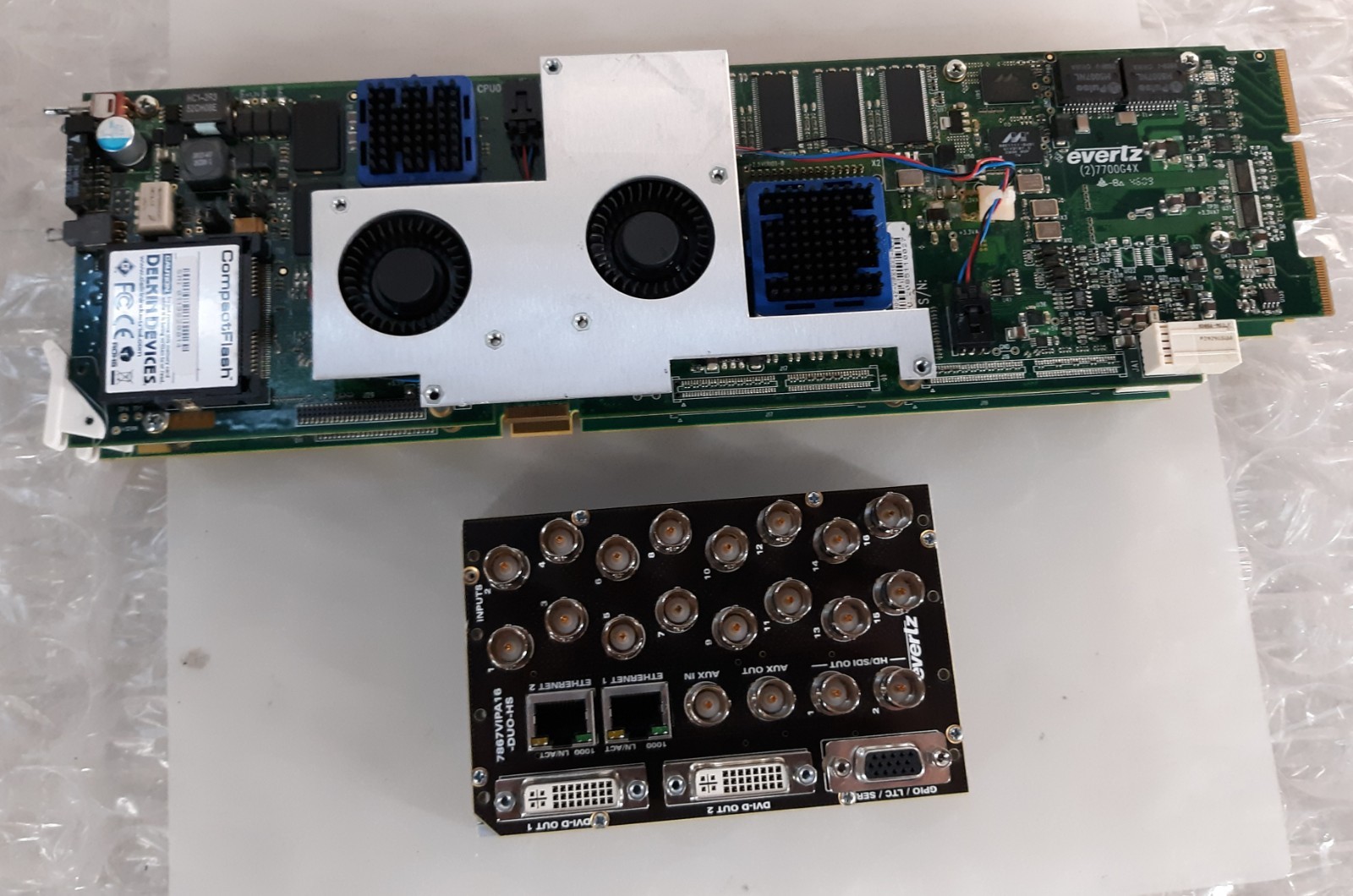 Evertz 7867VIPA16-DUO-HS HD/SDI/SD Multi Image Display Processor w/ Backplane