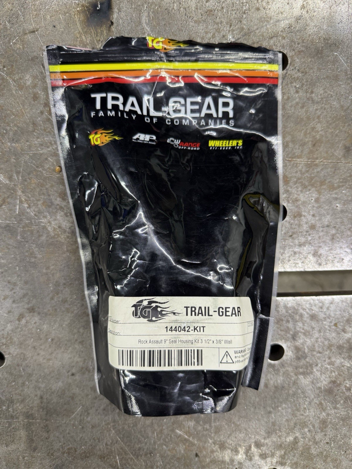 Trail Gear 144042-KIT Seal Housing Kit, Rock Assault 9in, 3.5" x 3/8" Wall