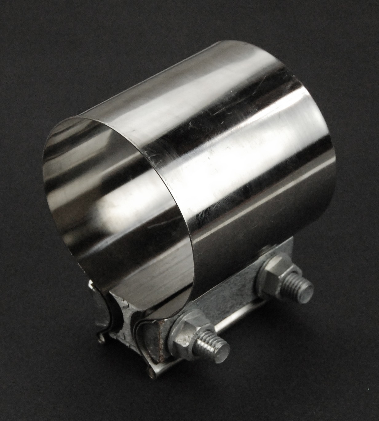 Exhaust Clamp Muffler 3" Butt Joint Sleeve Pipe Coupler Connector For Toyota