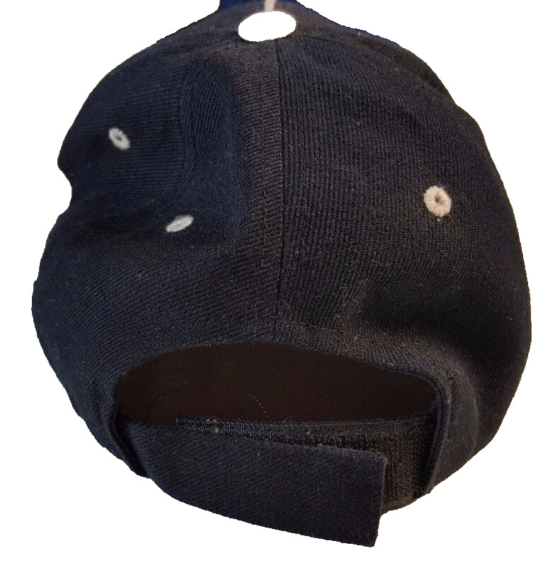 NY Black And White Baseball Embroidered Adjustable Hat