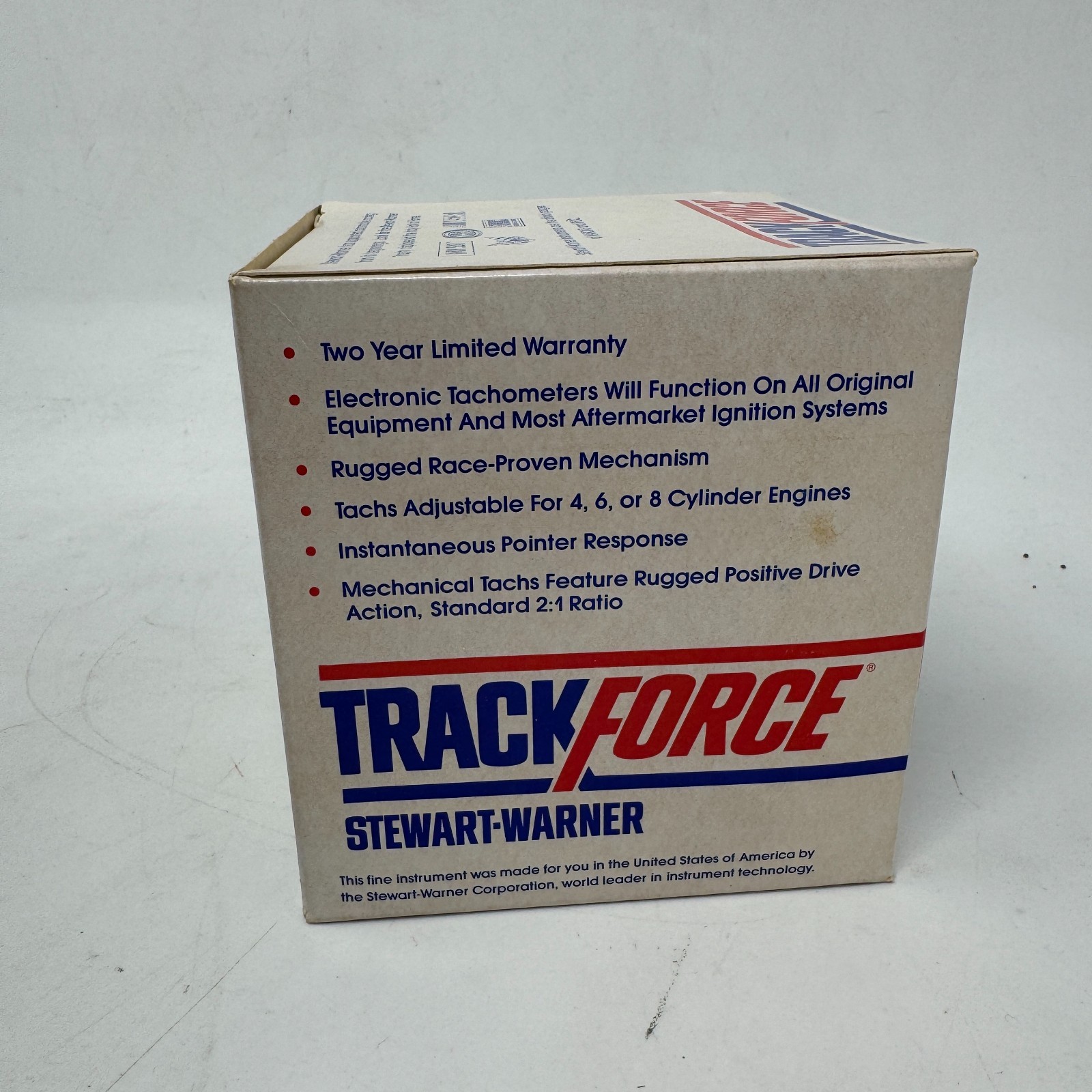 Stewart warner 82851-P Tachometer (mech), 0-10000 RPM, 3-3/8" Adj Redline.