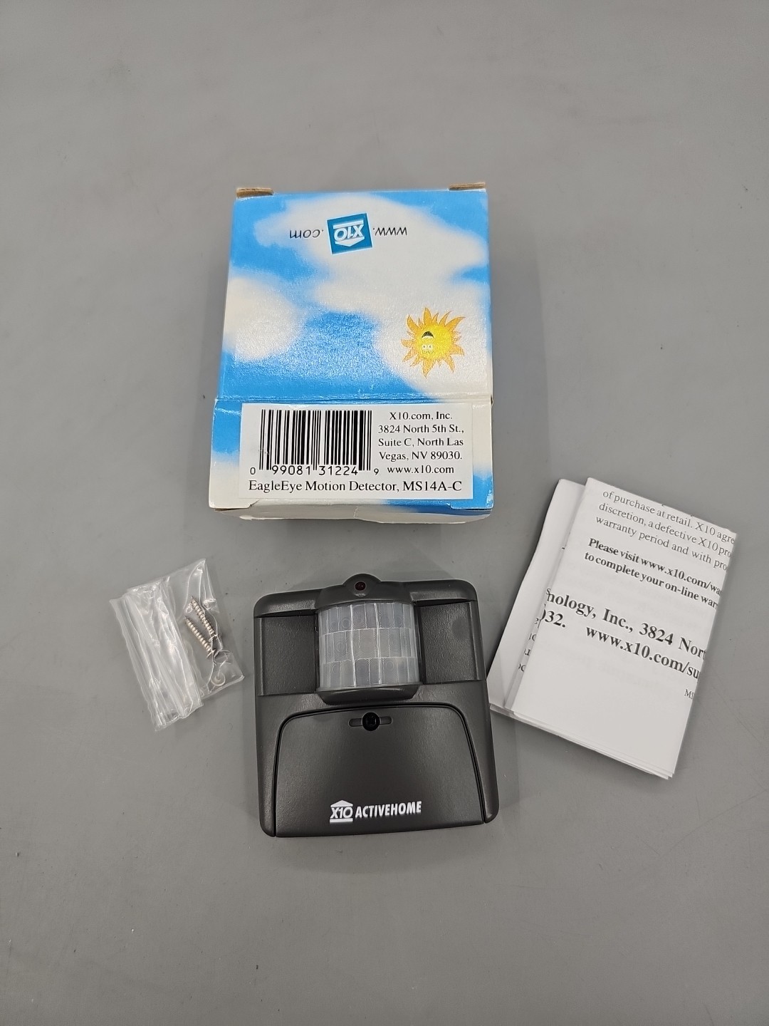 MS16A X10 ActiveEye Indoor / Outdoor Motion Sensor - New