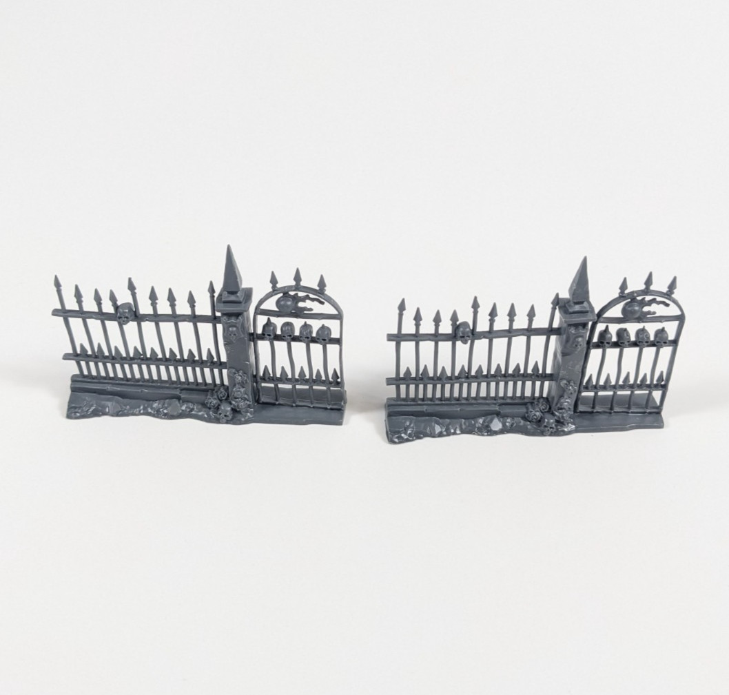 WARHAMMER Age Of Sigmar SIGMARITE MAUSOLEUM Terrain FENCE GATES Garden Of Morr