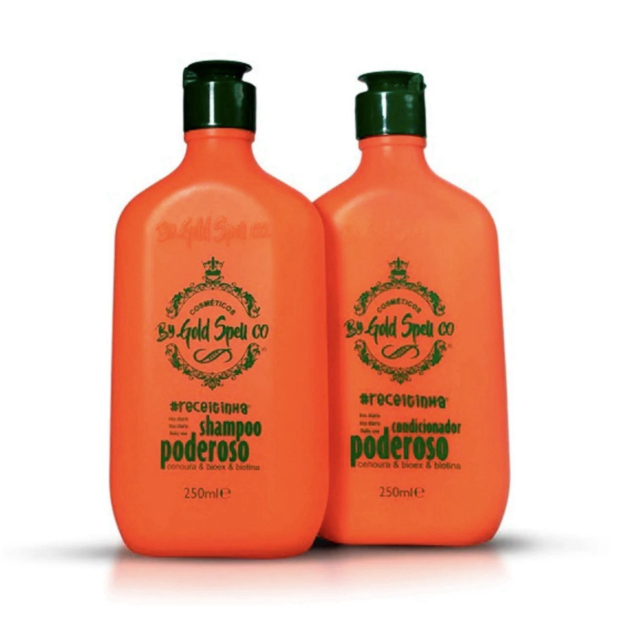 By Gold Spell Co Poderoso Shampoo 250ml - Biotin Active Ingredient, Carrot