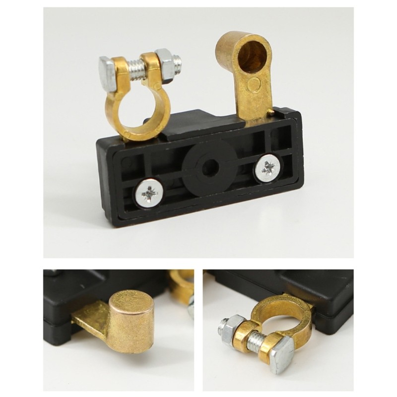 Auto Battery Cut Off Switch Battery Isolator Switch Brass for Long Term Storage