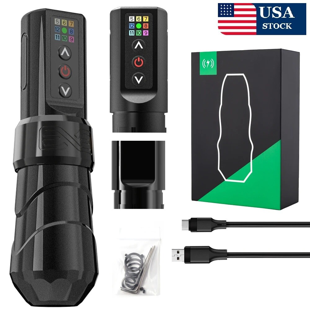 T-Rex Wireless Tattoo Pen Rotate Machine Powerful Coreless Motor 2000mAh Type-C