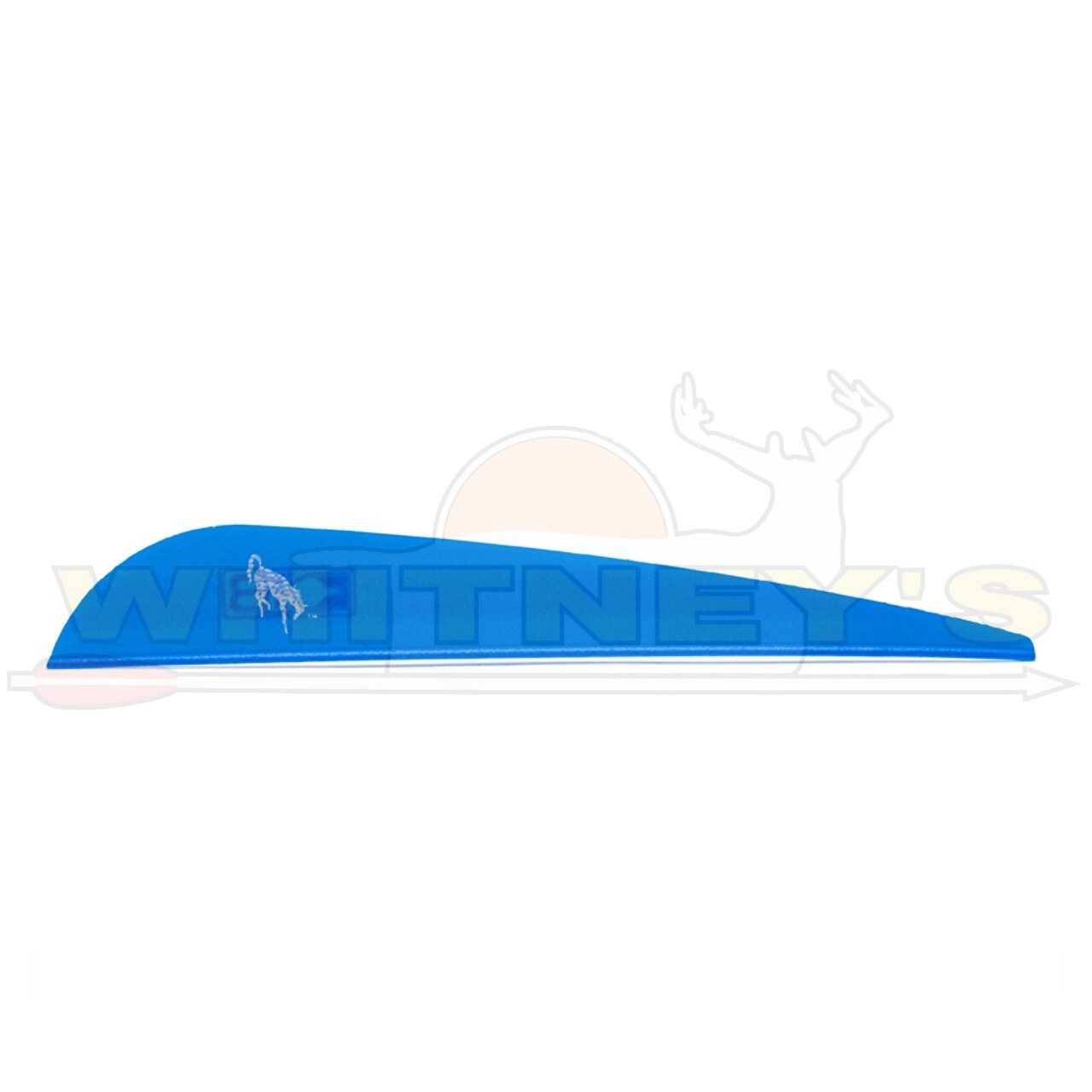New Other - Bohning Bronco Vanes - 4" - Blue - 100pk