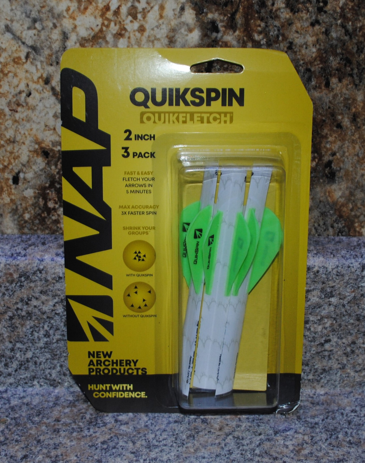 NAP Quikspin Quikfletch 2 Inch 3 Pack