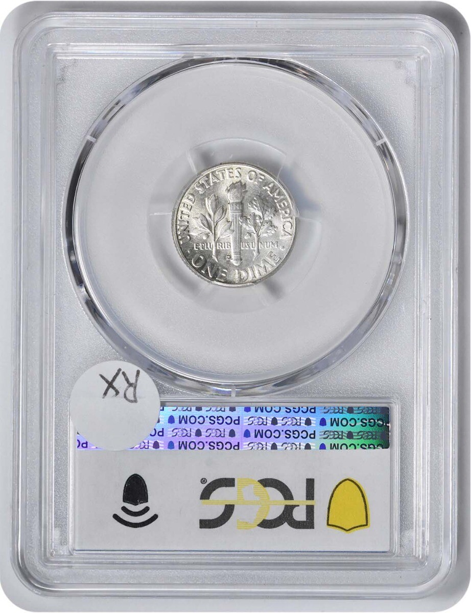 1950-D Roosevelt Silver Dime DDR FS-801 MS65 PCGS