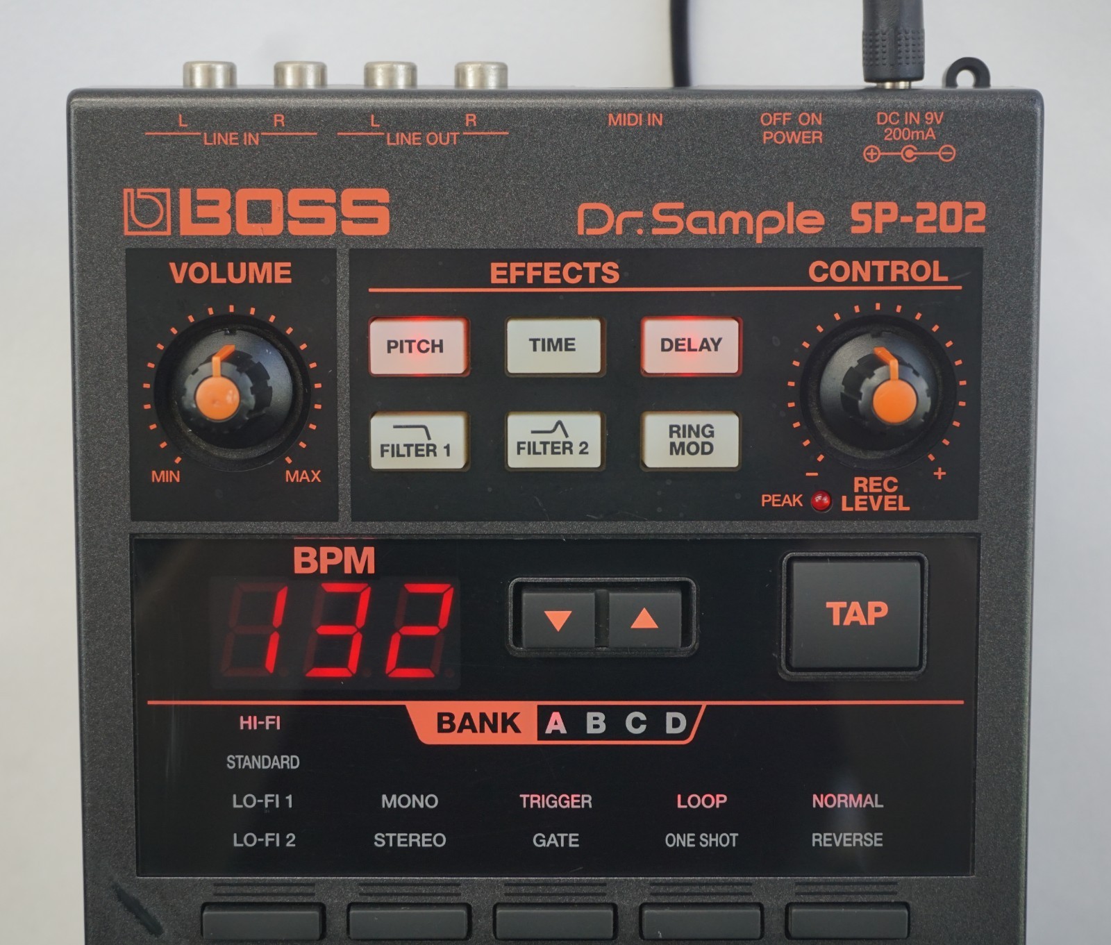 Roland Boss SP-202 Dr Sample Drum Machine Sampler Sequencer Lo-fi W/ FX SP202