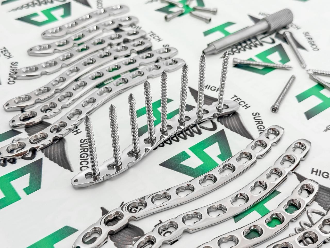 3.5 Blocked Claviclë S Plates 5-10H Set L/R with Screws  84 Pcs Steel + Gifts