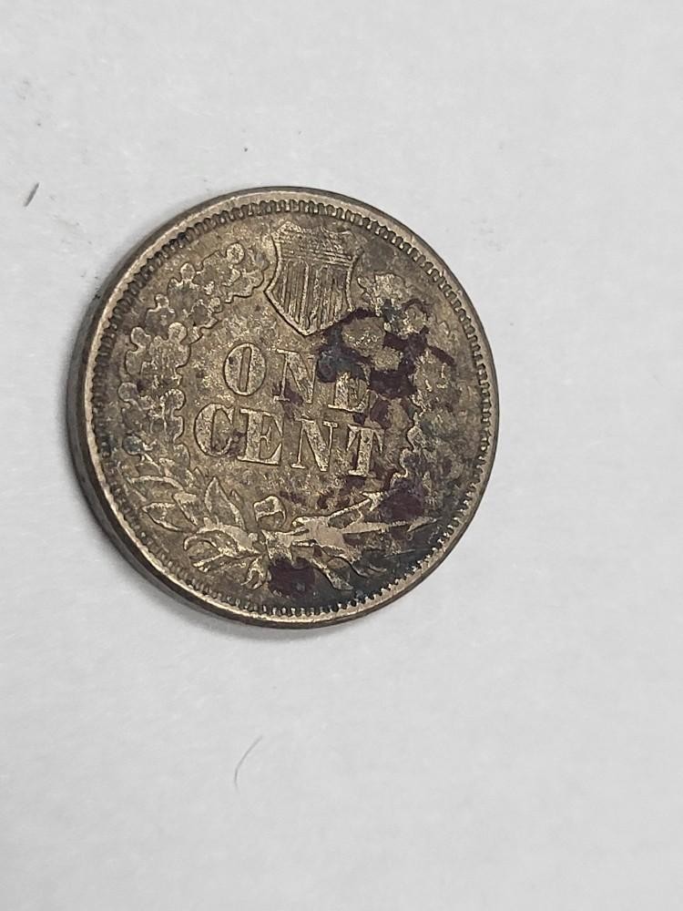 1863 Indian Head Cent Excellent Details SPOT