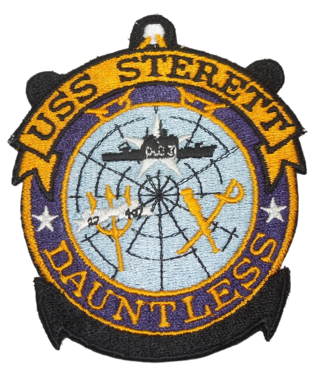 Original Vietnam War US Navy USS Sterett CG-31 Guided Missile Cruiser Patch O44