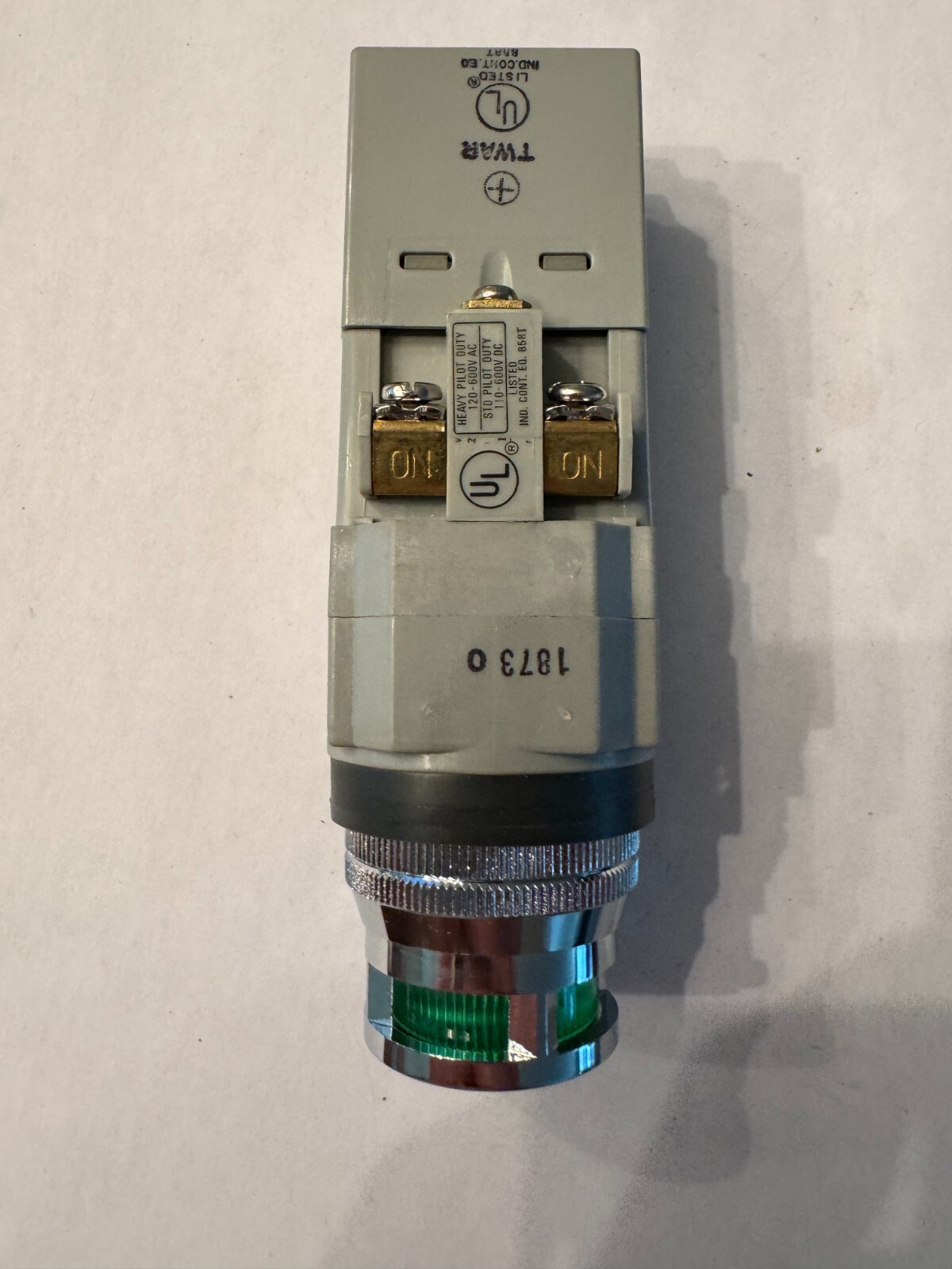 New IDEC ALFD212611DN-G Illuminated Push Button 100/110V GREEN