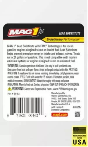3 PACK Fuel Additive Lead Substitute 12 Oz Bottle Protection Older Engines NEW