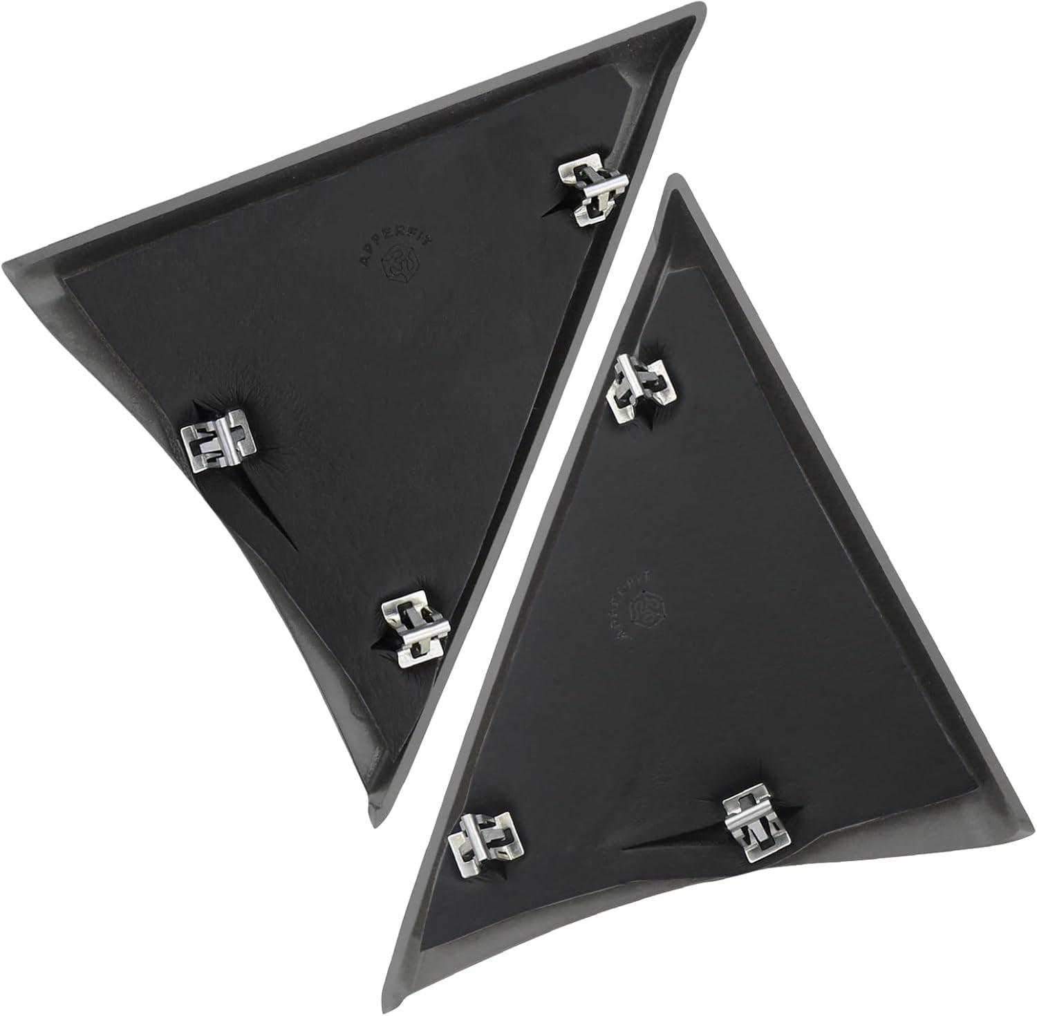 Front Door Upper Trim Panel Triangle Cover (Gray) Compatible with 2007-2013 Chev