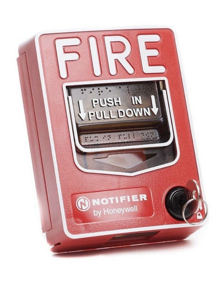 Notifier by Honeywell NBG-12LX Fire Alarm Pull Station Manual Pull Down