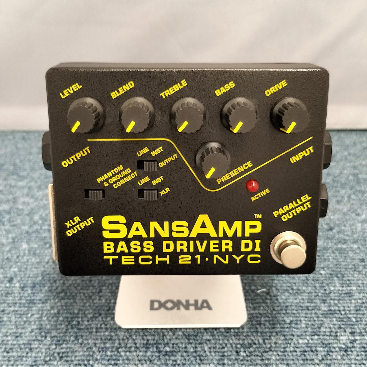 TECH21 Bass Driver DI Preamp/EQ Pedal for Bass Guitar, Used