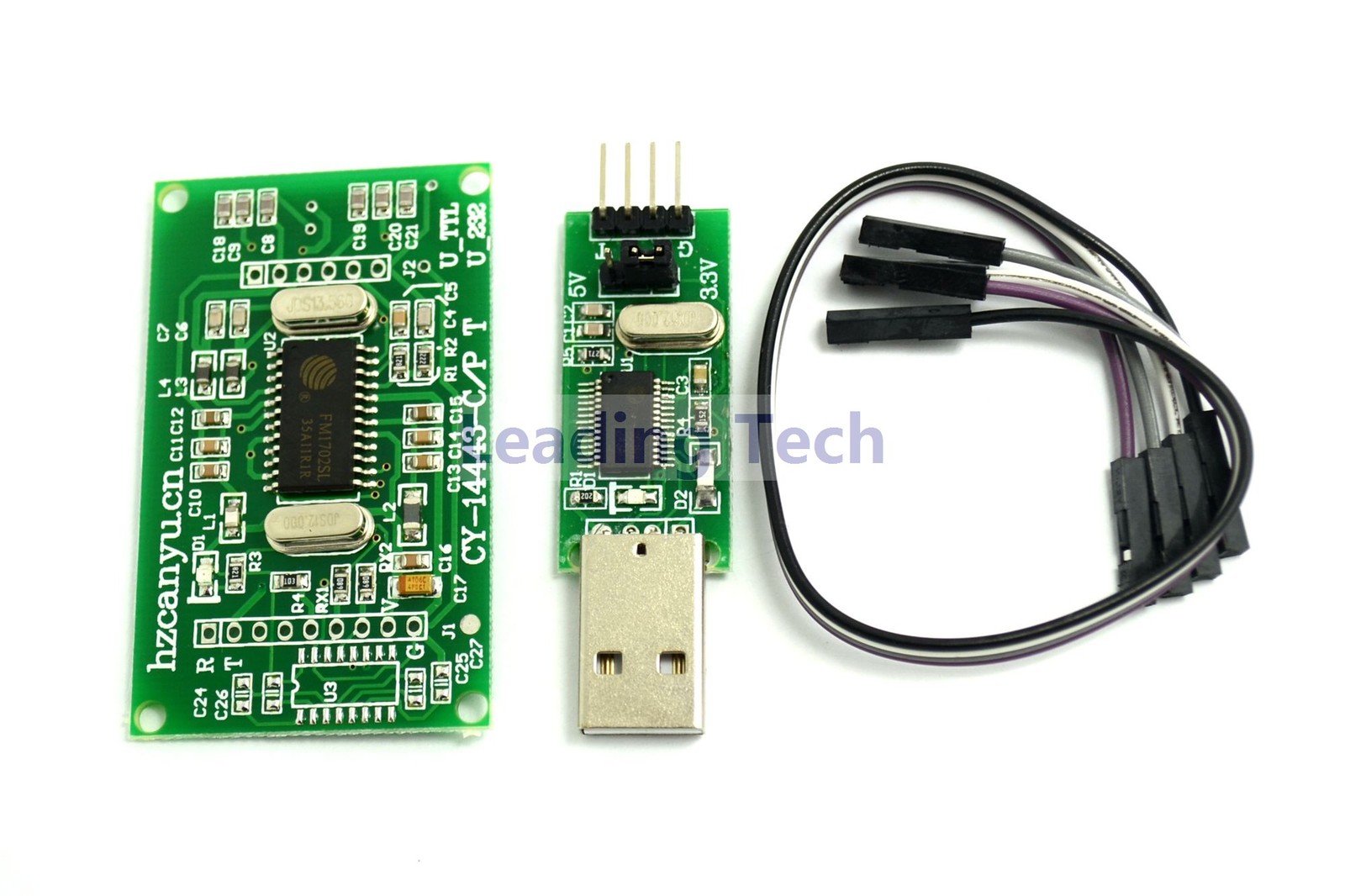 13.56M RFID Module Card Reader/Writer with Antenna Watchdog + USB to TTL