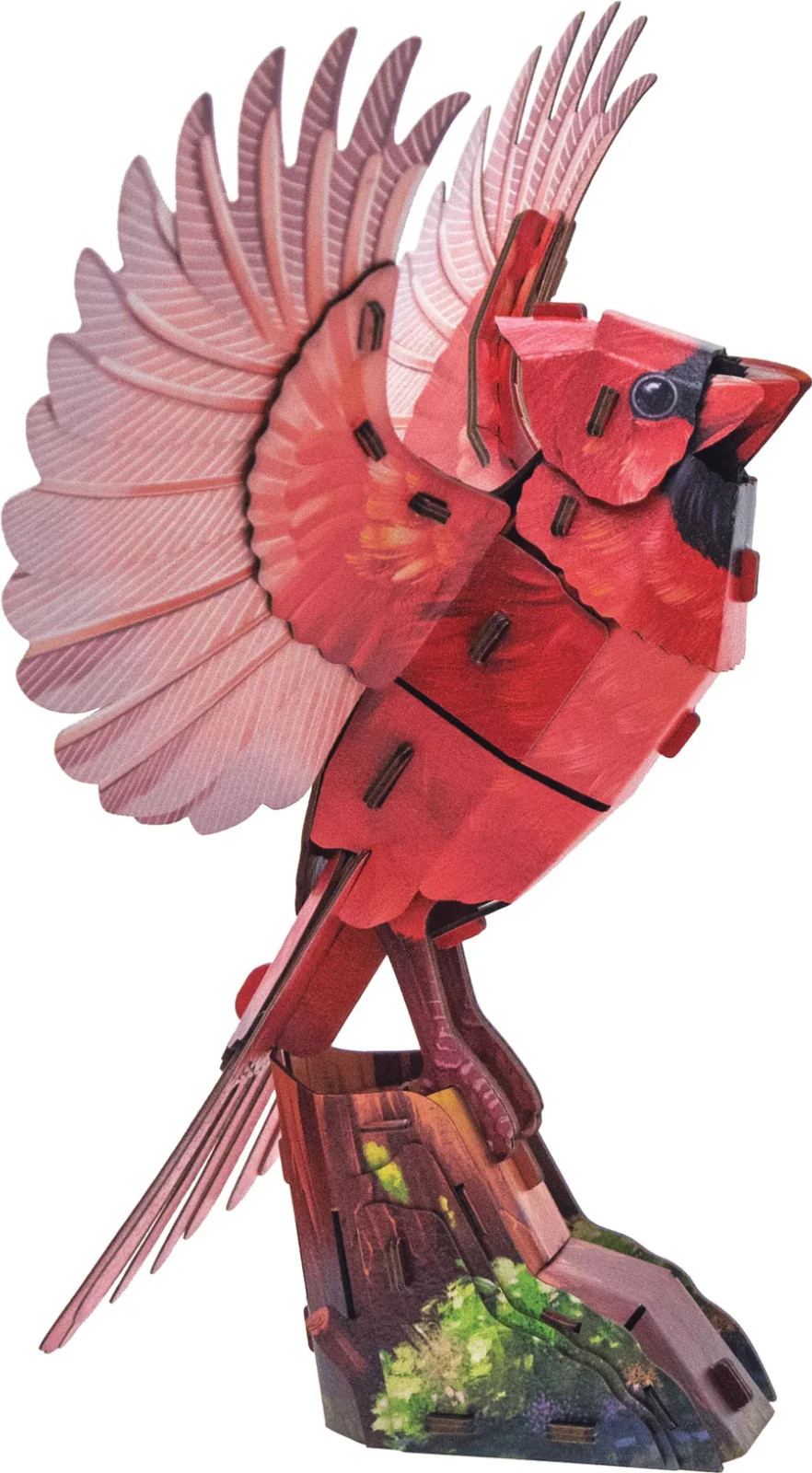 MakeBug D0055 Sky Echo American Cardinal 3D Kraft Paper Puzzle